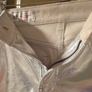GAP Silver Skinny Pants